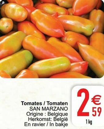 Cora Tomates - tomaten san marzano aanbieding