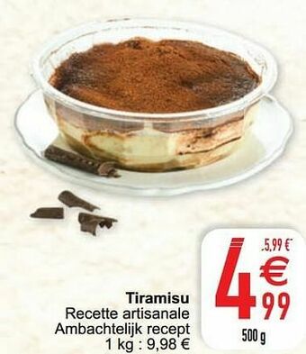 Cora Tiramisu aanbieding