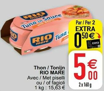Cora Thon - tonijn rio mare aanbieding