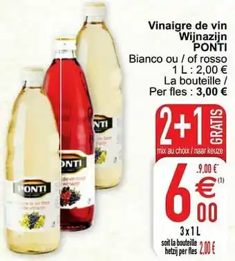 Vinaigre de vin wijnazijn ponti
