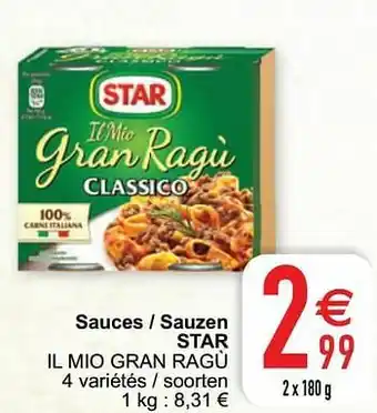 Cora Sauces - sauzen star il mio gran ragù aanbieding