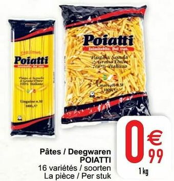Cora Pâtes - deegwaren poiatti aanbieding