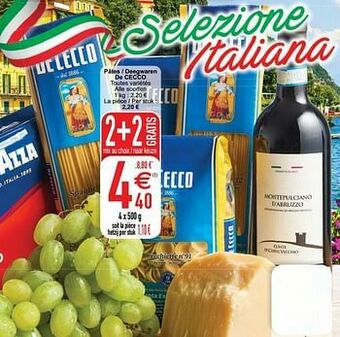 Cora Pâtes - deegwaren de cecco aanbieding