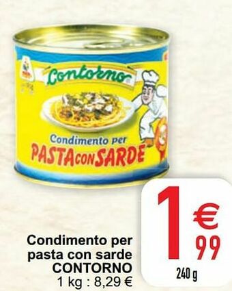 Cora Condimento per pasta con sarde contorno aanbieding