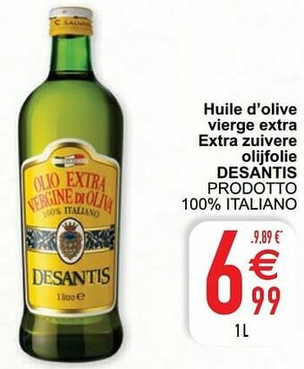 Cora Huile d’olive vierge extra extra zuivere olijfolie desantis prodotto 100% italiano aanbieding