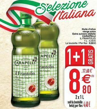 Cora Huile d’olive vierge extra extra zuivere olijfolie carapelli il frantolio aanbieding