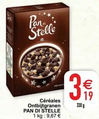 Cora Céréales ontbijtgranen pan di stelle aanbieding