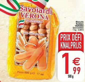 Cora Biscuits koekjes verona savoiardi aanbieding