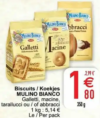Cora Biscuits - koekjes mulino bianco aanbieding