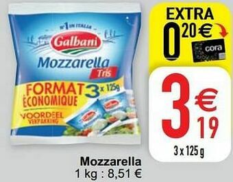 Cora Mozzarella aanbieding