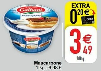 Cora Mascarpone aanbieding