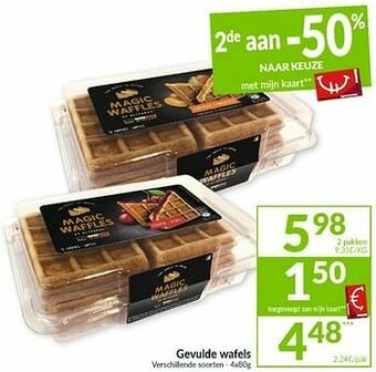 Intermarché Gevulde wafels aanbieding