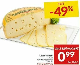Intermarché Leerdammer kaas aanbieding