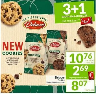 Intermarché Delacre cookies aanbieding