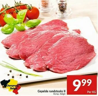 Intermarché Gepelde rundsteaks ii aanbieding