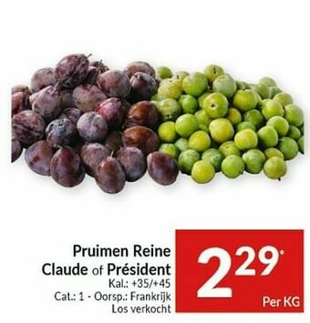 Intermarché Pruimen reine claude of président aanbieding
