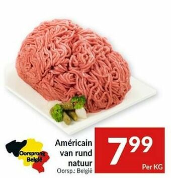 Intermarché Américain van rund natuur aanbieding