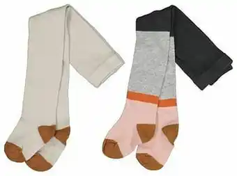 HEMA HEMA 2-pak Baby Kousenbroeken Wit (wit) aanbieding