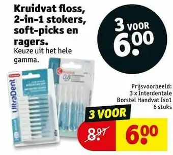 Interdentale borstel handvat iso1