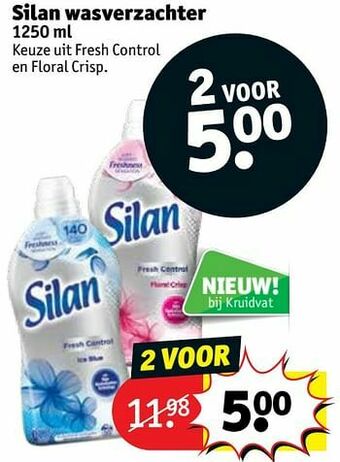 Kruidvat Silan wasverzachter aanbieding