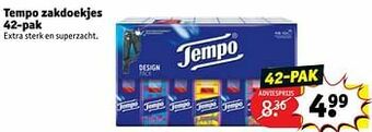Kruidvat Tempo zakdoekjes aanbieding