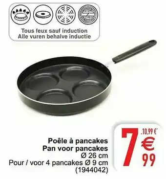 Poêle à pancakes pan voor pancakes