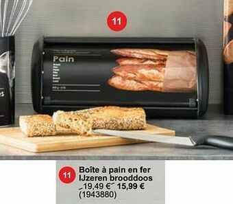 Cora Boîte à pain en fer ijzeren brooddoos aanbieding