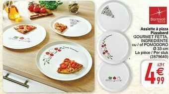 Cora Assiette à pizza pizzabord gourmet fetta, ingrediente ou - of pomodoro aanbieding