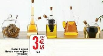 Cora Bocal à olives bokaal voor olijven aanbieding