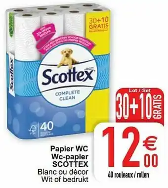 Cora Papier wc wc-papier scottex aanbieding