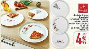 Cora Assiette à pizza pizzabord gourmet fetta, ingrediente ou - of pomodoro aanbieding