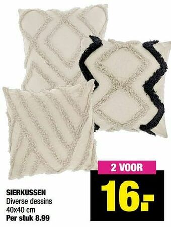 Big Bazar Sierkussen aanbieding