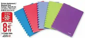 Cora Bestaat ook cahier - schrift a4 aanbieding