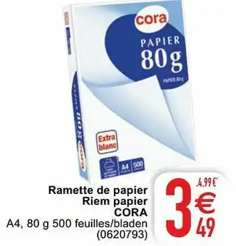 Cora Ramette de papier riem papier cora aanbieding