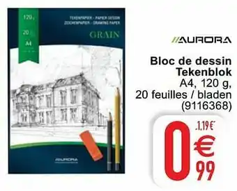 Bloc de dessin tekenblok