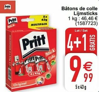 Cora Bâtons de colle lijmsticks aanbieding