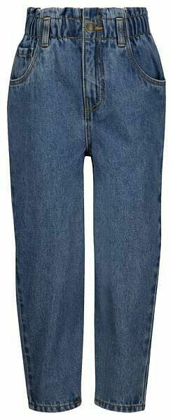 HEMA HEMA Kinderjeans Paperbag Denim (denim) aanbieding