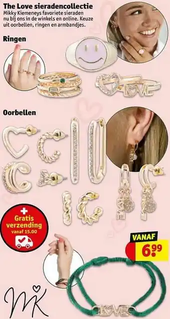 Kruidvat The love sieradencollectie aanbieding