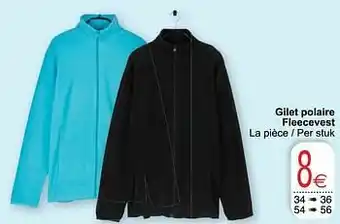 Cora Gilet polaire fleecevest aanbieding