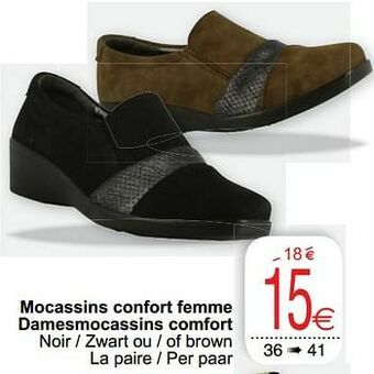 Cora Mocassins confort femme damesmocassins comfort aanbieding