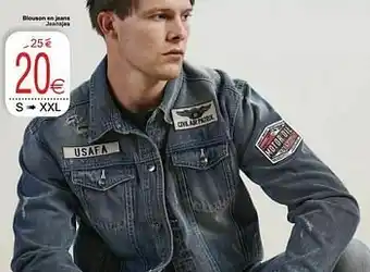 Cora Blouson en jeans jeansjas aanbieding