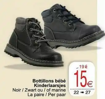 Cora Bottillons bébé kinderlaarsjes aanbieding