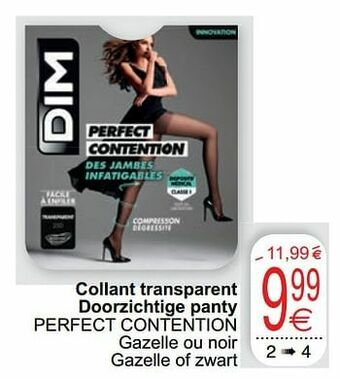 Cora Collant transparent doorzichtige panty perfect contention aanbieding