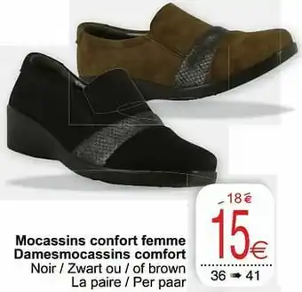 Cora Mocassins confort femme damesmocassins comfort aanbieding