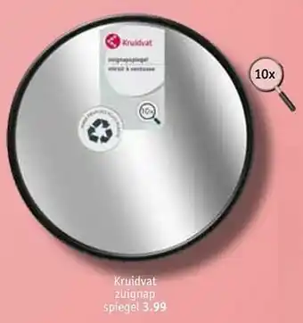 Kruidvat Kruidvat zuignap spiegel aanbieding