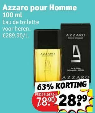 Kruidvat Azzaro pour homme edt aanbieding