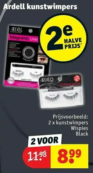 Kruidvat Kunstwimpers wispies black aanbieding