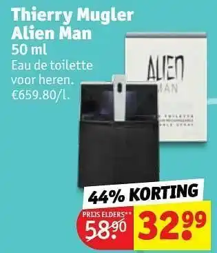 Kruidvat Thierry mugler alien man edt aanbieding