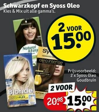 Syoss oleo goudbruin