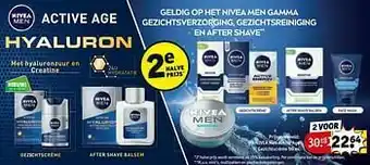 Kruidvat Nivea men active age gezichtscrème aanbieding